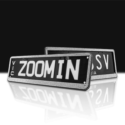 Bling Number Plate Frames