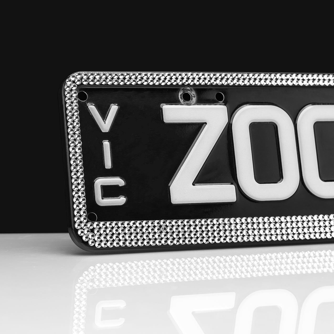 Bling Number Plate Frames